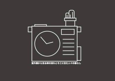 室外機から見る時の流れとそこに住む人々の暮らし